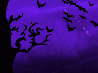 Screechy Bats Halloween Wallpaper 2.0