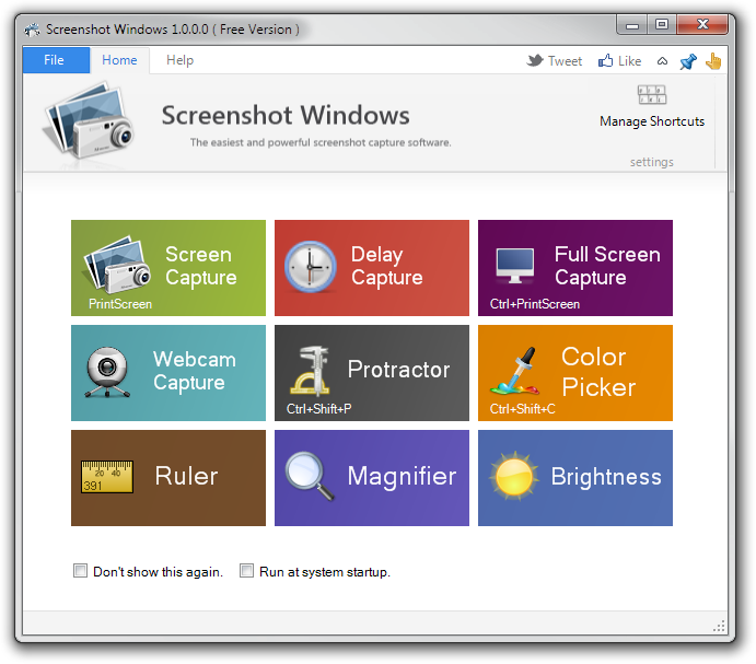 Screenshot Windows 1.0.0.0