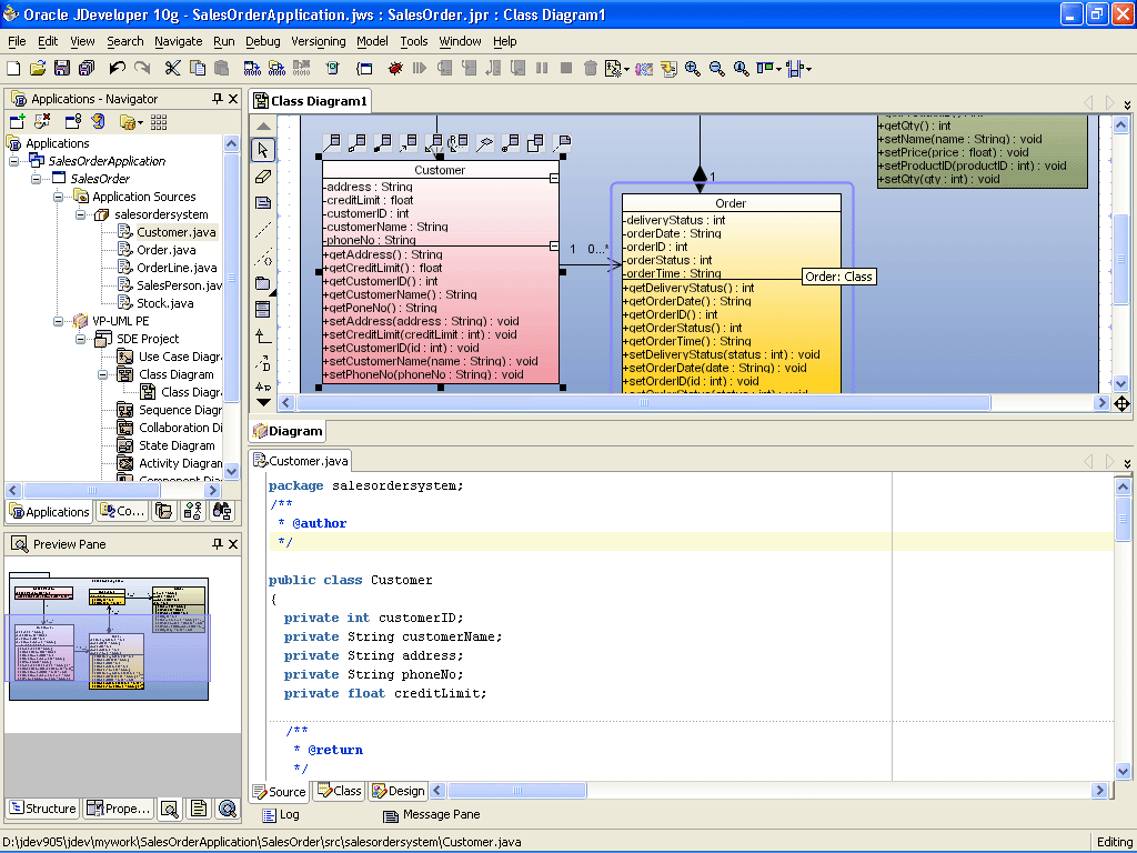 SDE for JDeveloper (SE) for Windows 1.1 Standard Edition