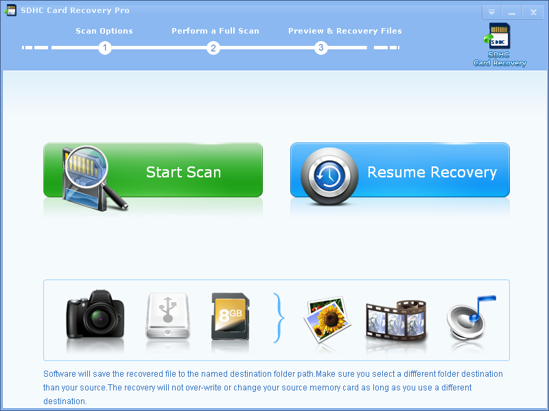 SDHC Card Recovery Pro 2.7.1