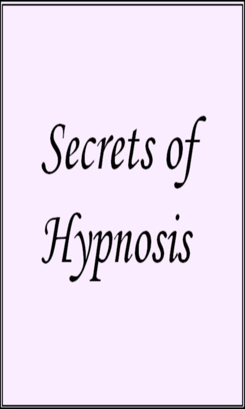 Secrets of Hypnosis 1.0