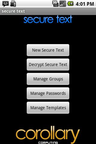 Secure Encrypted Text SMS 1.2