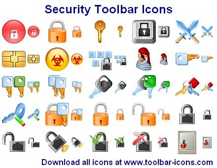 Security Toolbar Icon Set 2012.1