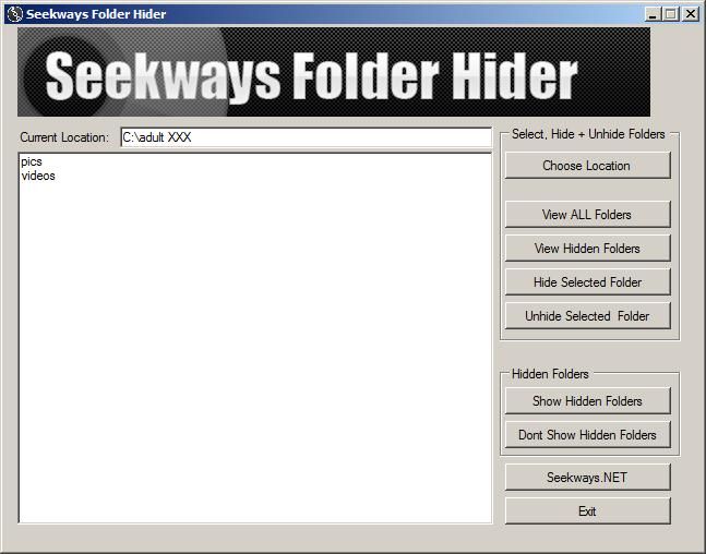 Seekways Folder Hider 1.0