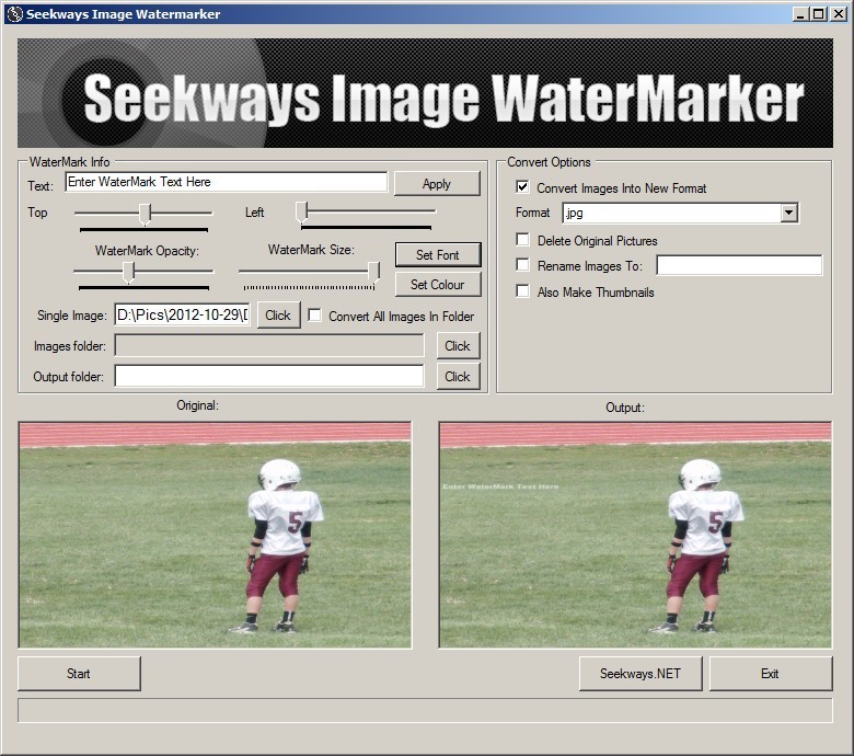 Seekways Image Watermarker 1.0