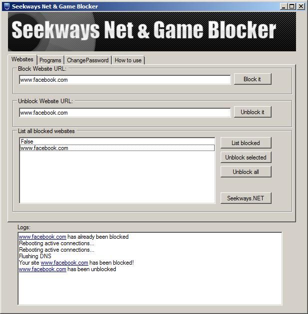 Seekways Net & Game Blocker 1.0