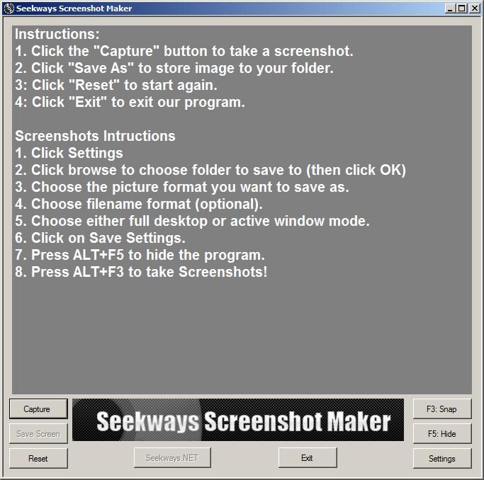 Seekways Screenshot Maker 1.0