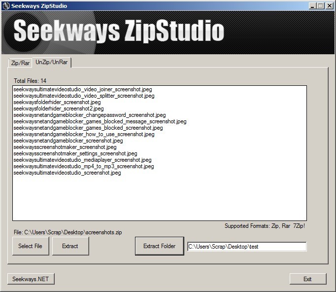 Seekways ZipStudio 1.0