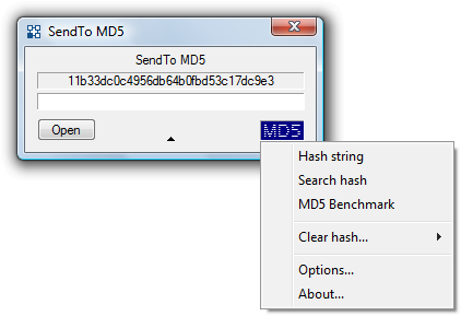 SendTo MD5 1.4