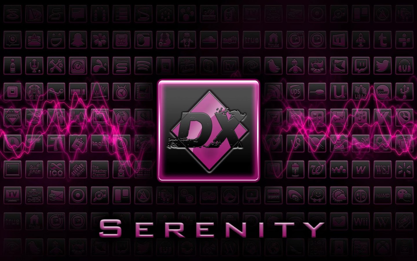 Serenity Launcher Theme Pink 5.2