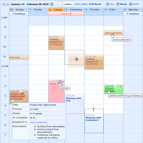 SharePoint Enhanced Calendar 1.52