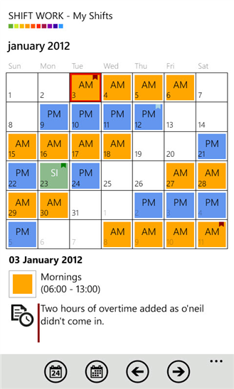 Shift Work Calendar 1.1.0.0