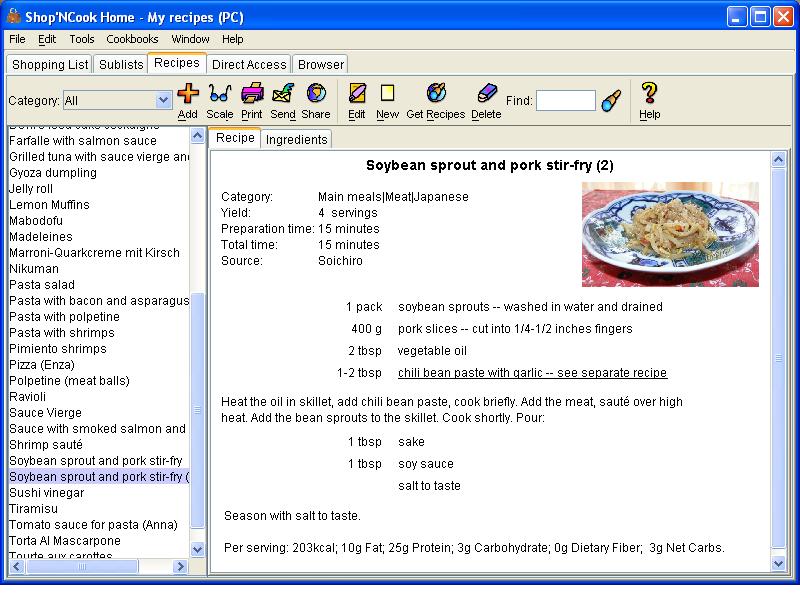 Shop N Cook Home Cooking for Mac 3.4.3