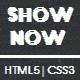 Show Now - Single Page HTML5 and& CSS3 Product Showcase 1