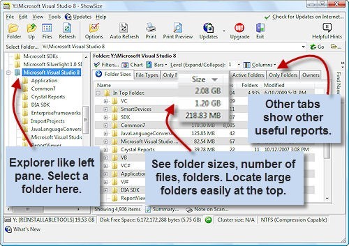 ShowSize Disk Space Analyzer 5.1