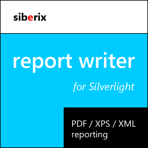Siberix Report Writer For Silverlight 2.1