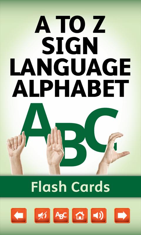 Sign Language Alphabet Cards 1.0