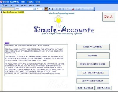Simple Accountz 1.0