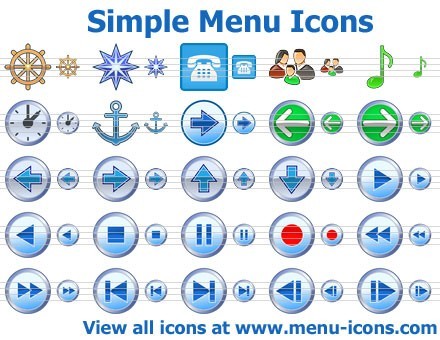 Simple Menu Icons 2011.1