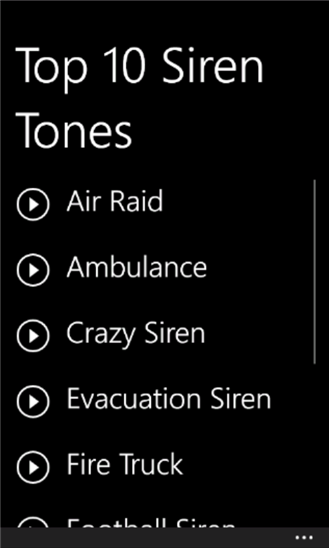 Siren Tones 1.0.0.0
