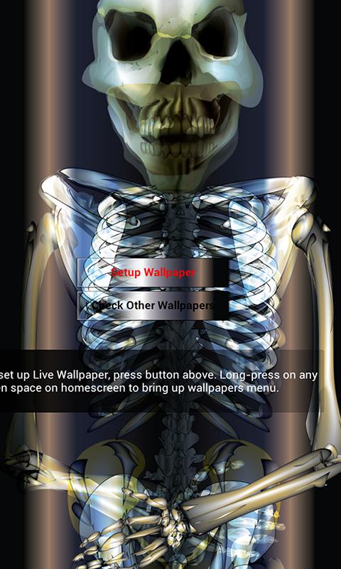 Skeleton LWP HD Live Wallpaper 1