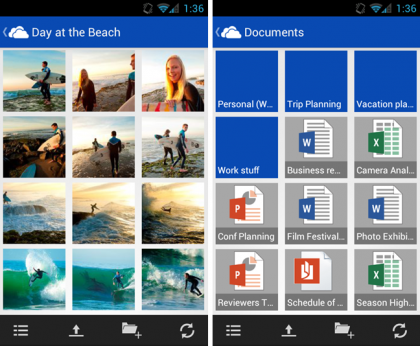 SkyDrive for Android 1.1