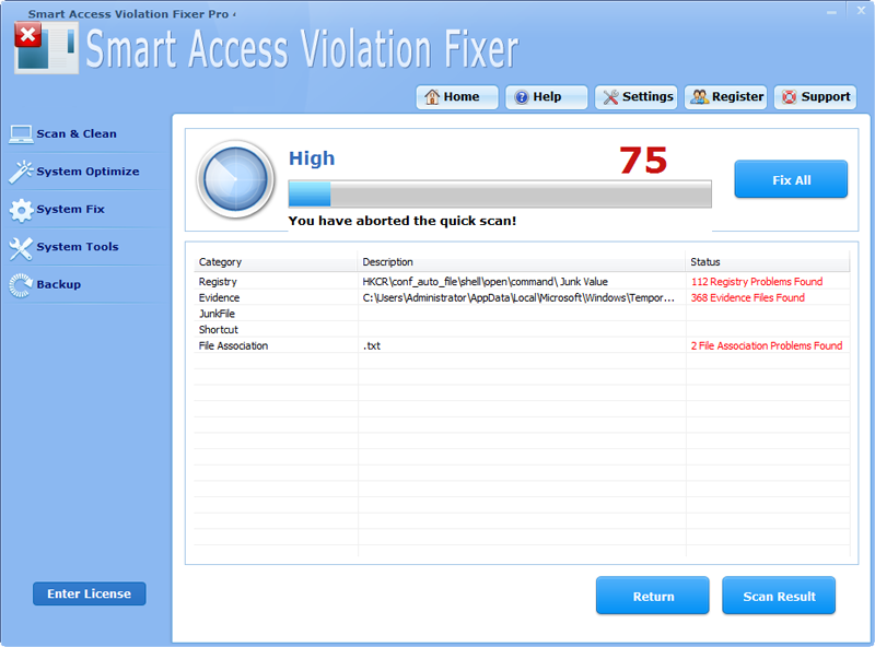 Smart Access Violation Fixer Pro 4.5.7