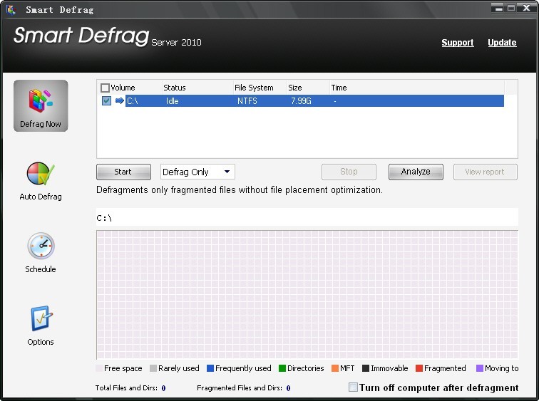 Smart Defrag Server 2010 Trial 1.45