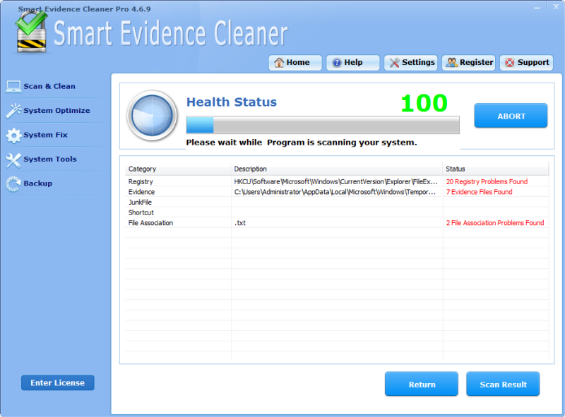Smart Evidence Cleaner Pro 4.6.9