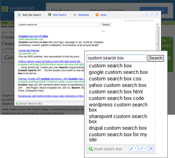 Smart Search Box for Mozilla Firefox 1.6.0.7