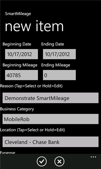 SmartMileage 1.2.5.0