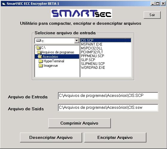 SmartSEC ECC Encrypter BETA 1.0