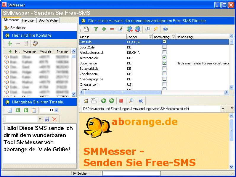 SMMesser - Senden Sie Free-SMS 2.01