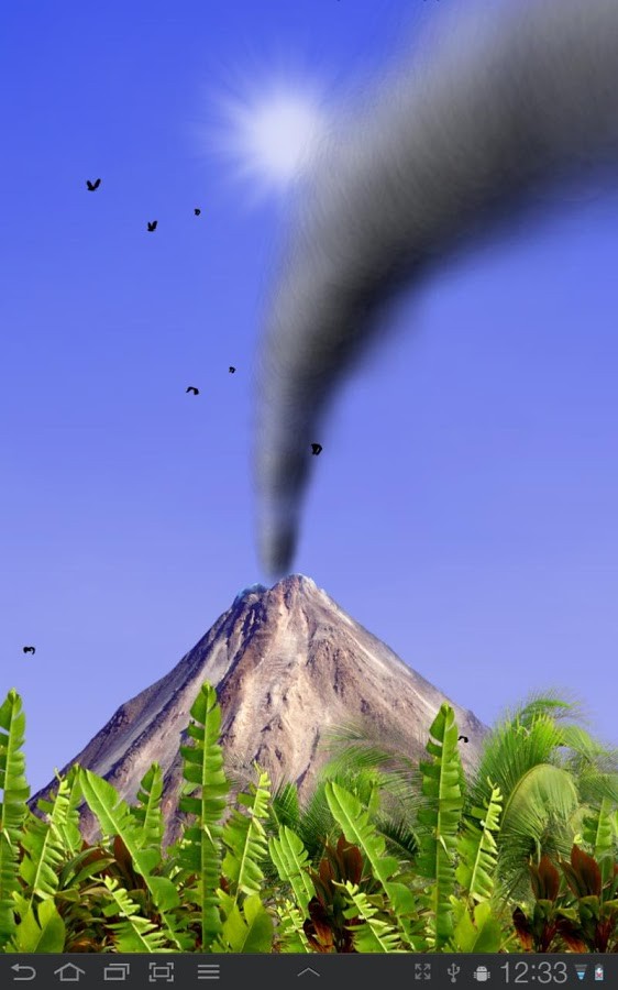 Smoking Volcano Live Wallpaper 1.01