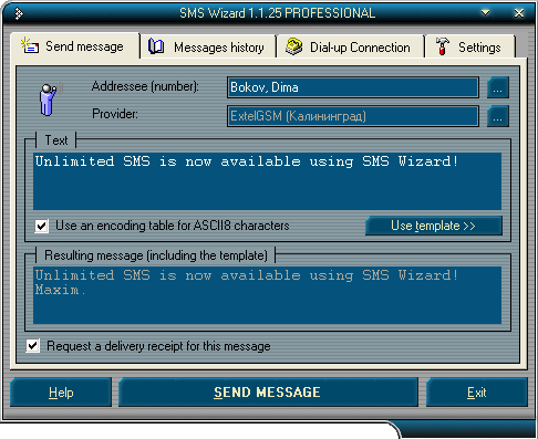 SMS Wizard LITE 2.8