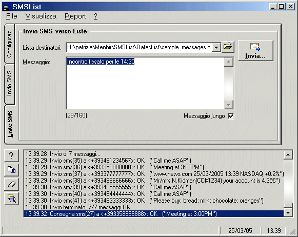 SMSList SMS from PC 2.11