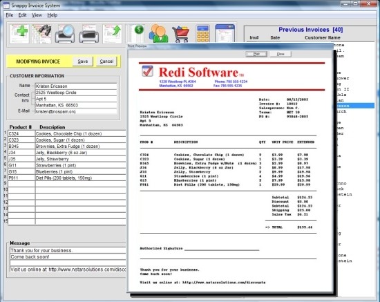 Snappy Invoice System 6.5.1.000