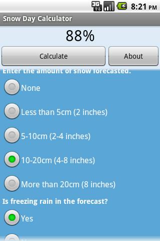 Snow Day Calculator 1.1