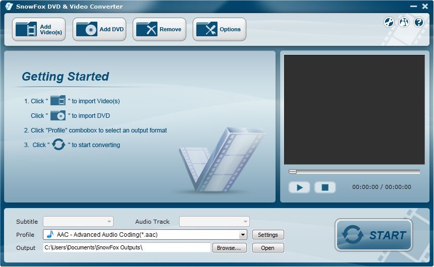 SnowFox DVD & Video Converter 3.1.0