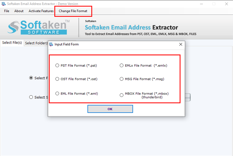 Softaken Email Address Extractor 1.0