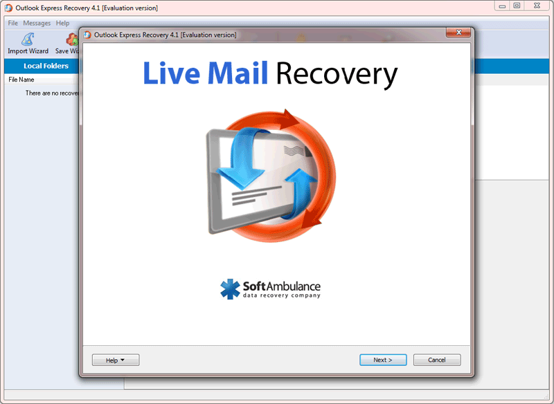 SoftAmbulance Live Mail Recovery 5.35