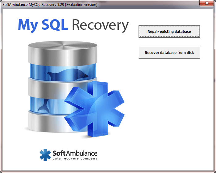 SoftAmbulance MySQL Recovery 1.52
