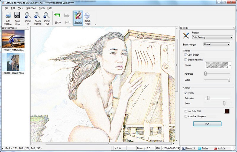 SoftOrbits Photo to Sketch Converter 1.2