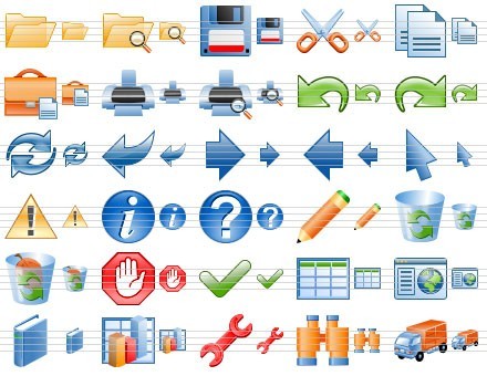 Software Toolbar Icons 2011.1