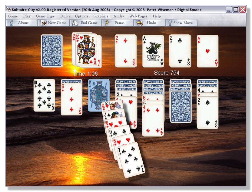 Solitaire City for Windows 3.10