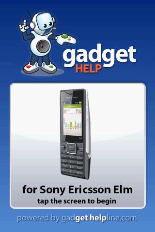 Sony E Elm - Gadget Help 1.0