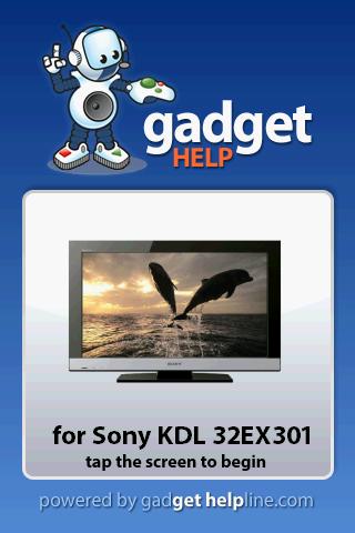 Sony KDL 32EX301 - Gadget Help 1.0