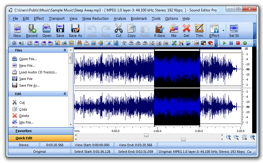 Sound Editor Pro 7.2.1