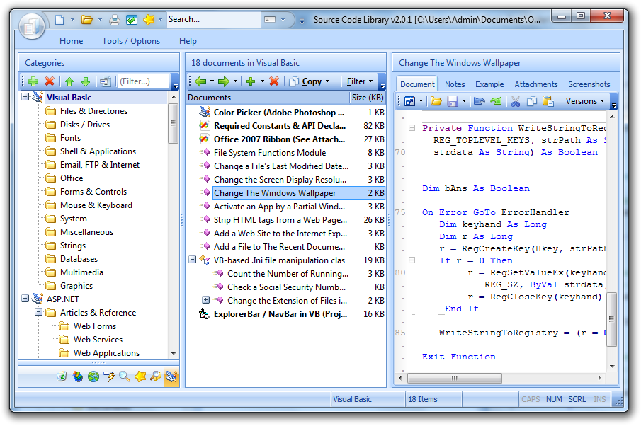Source Code Library 2.1.0.146