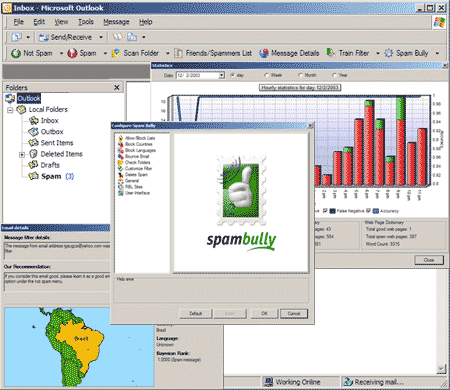 Spam Bully 2.0 for Outlook 2000/2002/2003 2.0.0.80